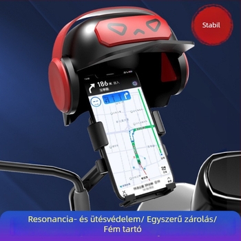 Autótelefon-tartó motorkerékpárok és elektromos rollerek számára - műanyag, általános stílus, testreszabható támogatás (Márka Youchuang Chengpin)