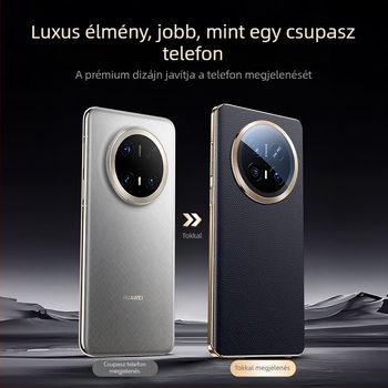 Huawei Mate70 Pro bőrtok, teljes kameravédelmet nyújtó, prémium bőrt-textúrával, ujjlenyomat-mentes, ütésálló
