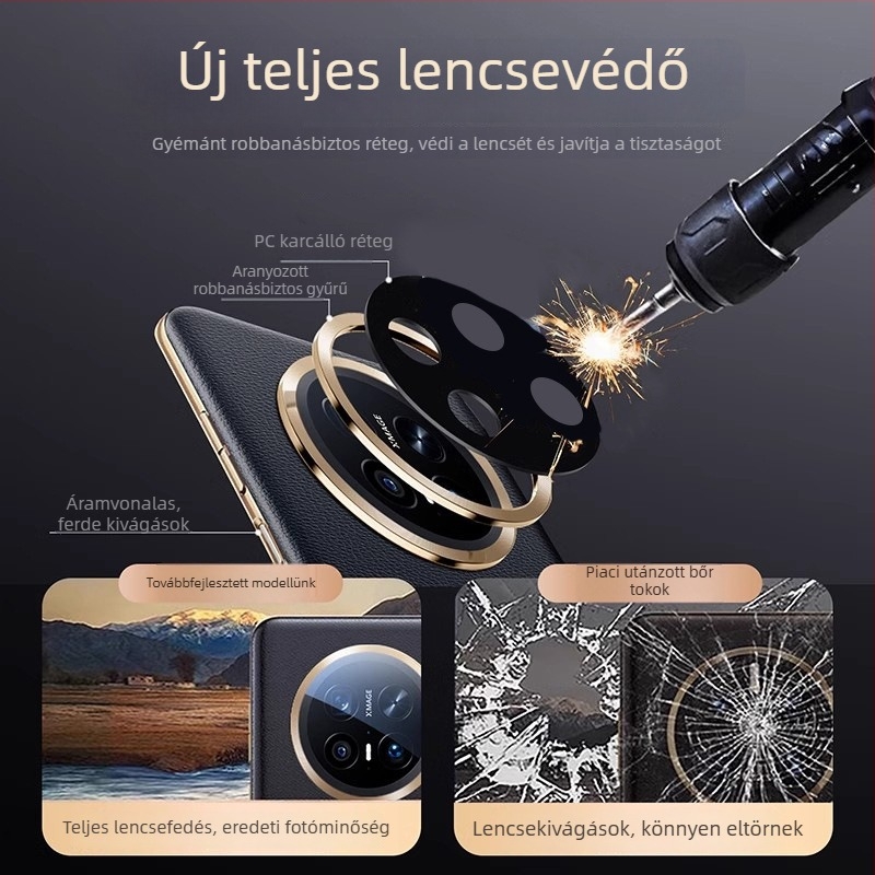 Huawei Mate70 Pro bőrtok, teljes kameravédelmet nyújtó, prémium bőrt-textúrával, ujjlenyomat-mentes, ütésálló