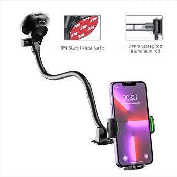 Road Myers X034 autótelefon-tartó, műanyag, univerzális kompatibilitás