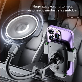 Road Myers X034 autótelefon-tartó, műanyag, univerzális kompatibilitás