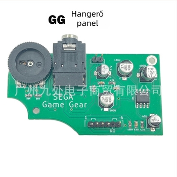 Sega Game Gear GG magas fényerő kijelzőhöz tartozó tápegység- és hangerőlapok