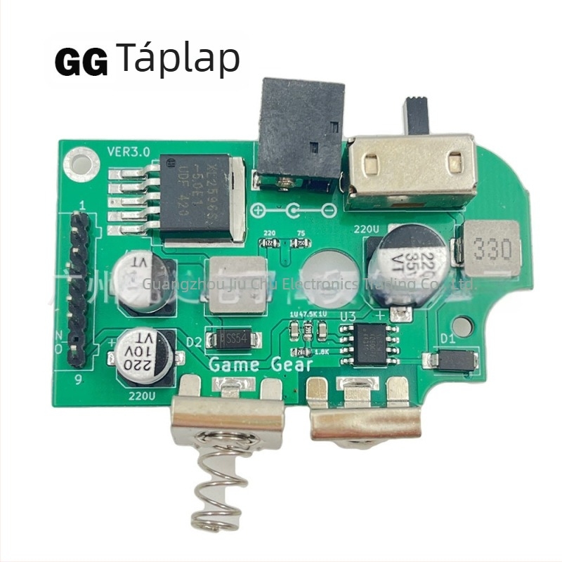 Sega Game Gear GG magas fényerő kijelzőhöz tartozó tápegység- és hangerőlapok