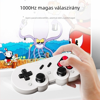 Q10 vezeték nélküli Bluetooth gamepad Switchhez, PC-hez és mobilokhoz (USB interfész)