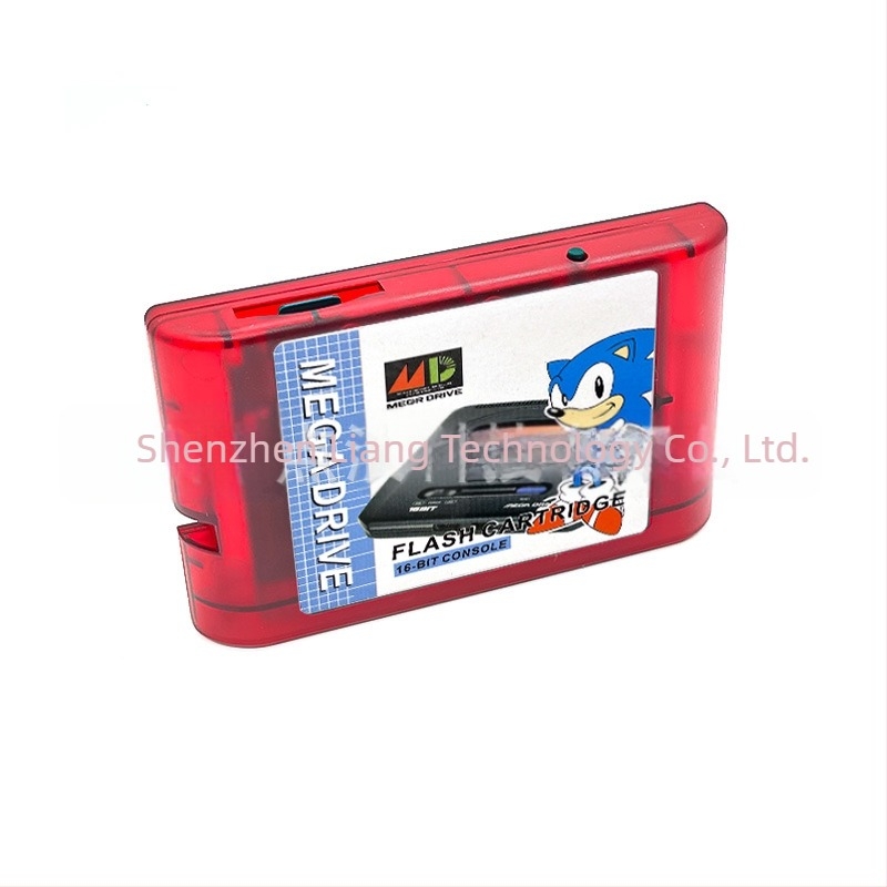MD RAM kártya Mega Drive I–II-hoz, 4G memória, OSV3.8 kiadás, Gold Finger Code támogatás