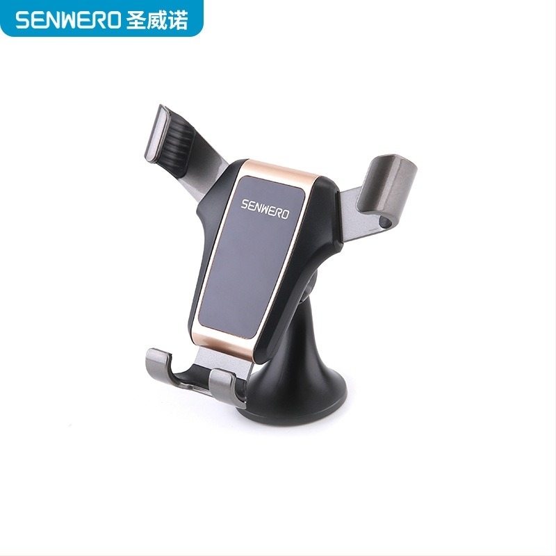 Ragasztós autótelefon-tartó a műszerfalra és a szélvédőre, modell S11, minimalist stílus, snap-on rögzítés, 5W teljesítmény