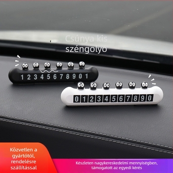 Xiaoxiao műanyag autó ideiglenes parkolási szám tábla, modell 51651