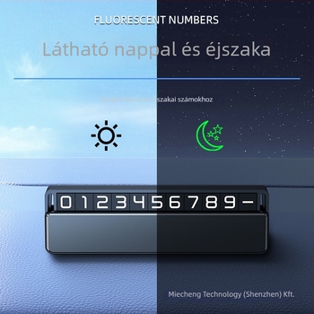 Ideiglenes parkolási jelzés, Rejtett rögzítés, Műanyag test, Modell RV-2, Márka Rui Cheng, Logó nyomtatás: elérhető