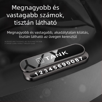 Összecsukható fém ideiglenes parkolási számlemez Tank 300, Wey Tank500, 400 és 700-hoz