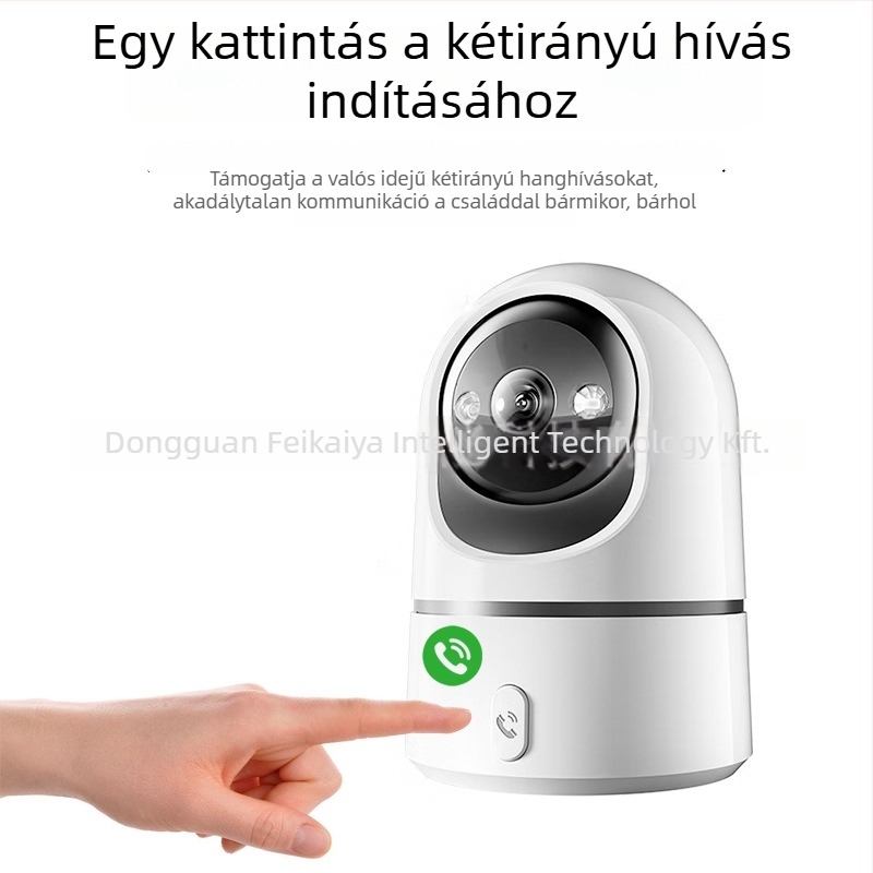 Feikaiya Ky-k02w Vezeték nélküli okos otthoni kamera mobilalkalmazás-vezérléssel, 1080p HD, Éjjellátás, Beltéri