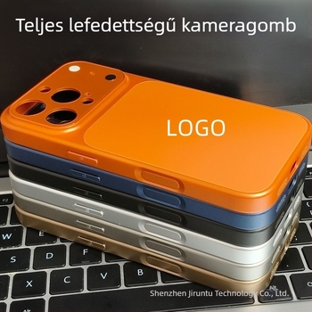 iPhone 17 Pro Max védőtok nagy nézetablakkal, akril lencsevédő, ütésálló, ujjlenyomat-mentes, hőelvezetés