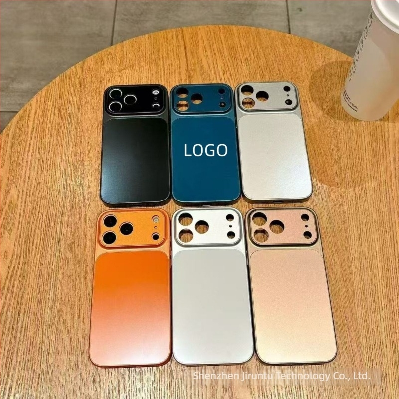 iPhone 17 Pro Max védőtok nagy nézetablakkal, akril lencsevédő, ütésálló, ujjlenyomat-mentes, hőelvezetés