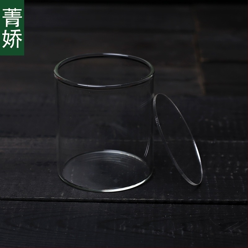 Mini egyenes üvegpalack akril fedővel moha mikro tájhoz — boroszilikát üveg, Jing Jiao, karton csomagolás, asztalon kiállítás