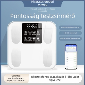 Súlymérleg, nagy pontosságú, újratölthető, digitális, 100 kg kapacitás