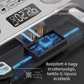 Intelligens testzsírmérleg, nagy pontosságú, újratölthető, otthoni használatra, digitális mérleg a testsúly, zsírtömeg és nedvesség mérésére