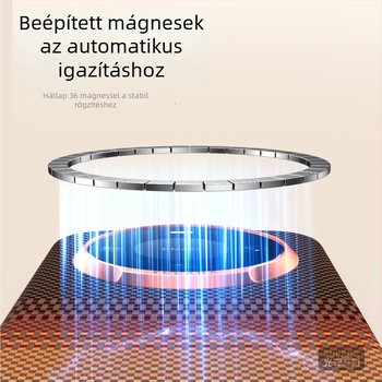 Sulada Guanghui Mate80 Pro Max védő merev tok szénszálas textúrával és mágneses rögzítéssel