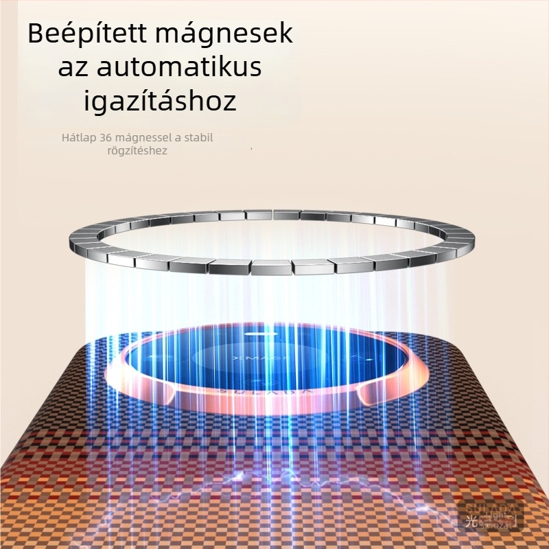 Sulada Guanghui Mate80 Pro Max védő merev tok szénszálas textúrával és mágneses rögzítéssel
