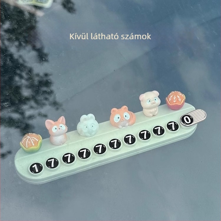Autó dekoratív díszállat motívummal (Anyag: Műanyag; Típus: Rejtett; Feldolgozás és testreszabás: Nincs testreszabás)