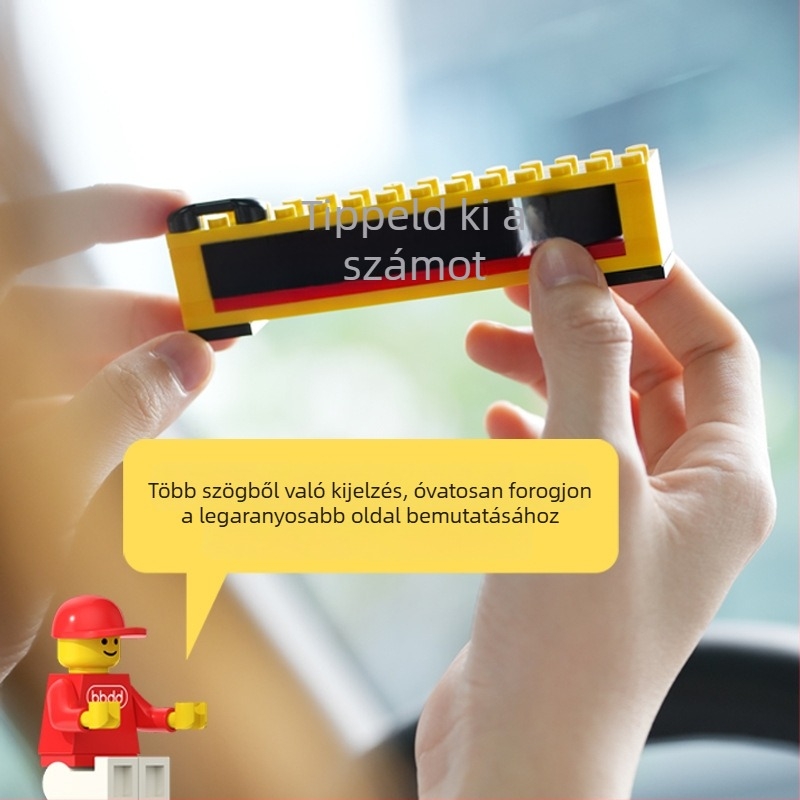 bbdd Rejtett funkcióval rendelkező ideiglenes parkolótábla autóhoz | Műanyag | Modell 202405101424 | Logó nyomtatva | Testreszabás elérhető