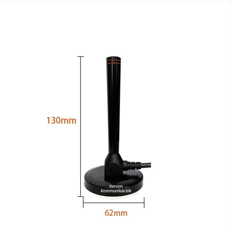 4G szívófejes antenna, alumínium rúd, 12 dBi omni irányú, magas nyereség, 3G/GSM/5G, 433 MHz teljes sáv