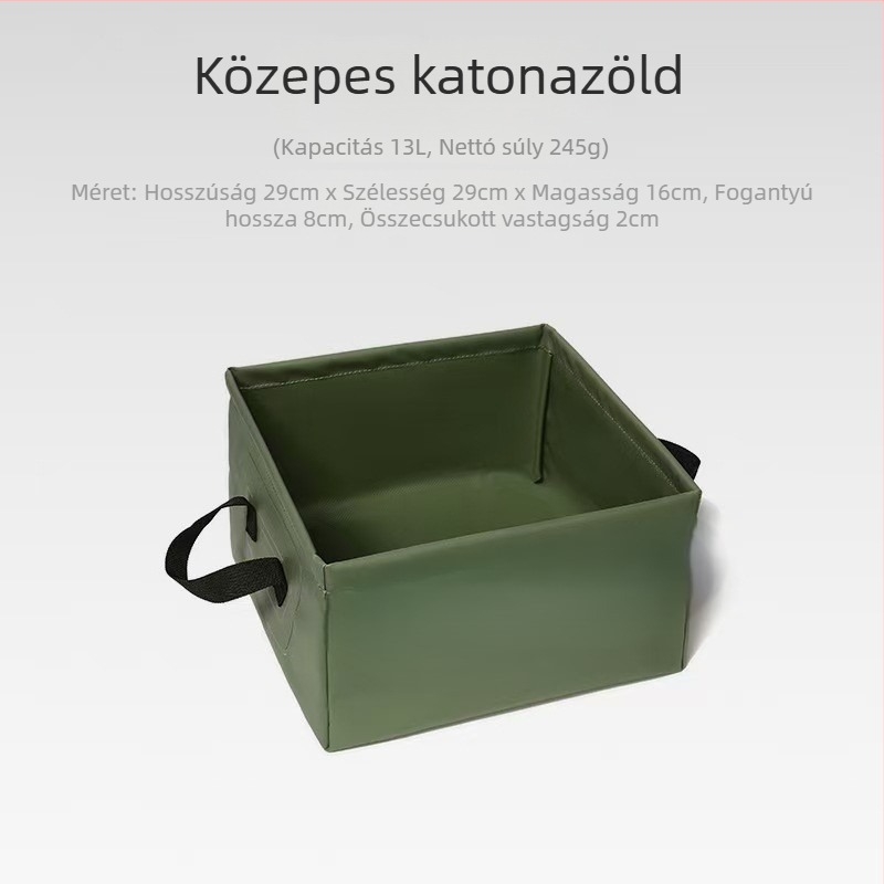 Összecsukható kültéri vízmedence – PVC, Nagy kapacitás, Minimalista stílus, Hordozható mosáshoz