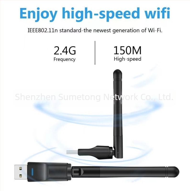 RT7601UN USB WiFi adó IPTV Set-Top Boxhoz – 150 Mbps, USB interfész, 2.4 GHz, 802.11b/g/n