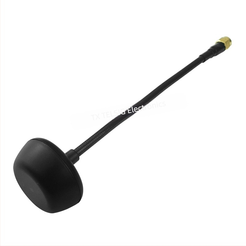 FPV drón antenna, 5.8 GHz, omni irányú, nagy nyereség, belső pin csatlakozó hajlított