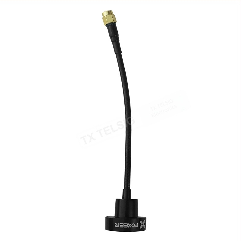 FPV drón antenna, 5.8 GHz, omni irányú, nagy nyereség, belső pin csatlakozó hajlított
