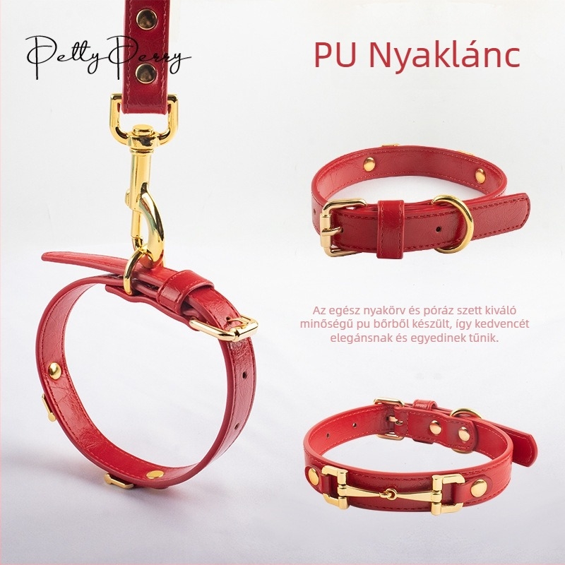 Kutyamellkas-hám és póráz készlet, állítható, 6 darab, Perry márka