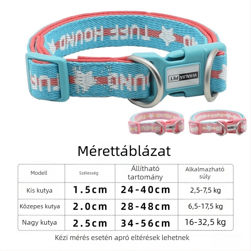 Mohairból készült kutyanyakörv, minden évszakban használható, általános célú