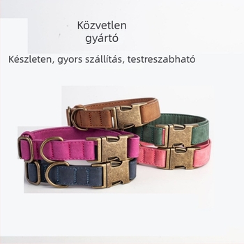 Kutyanyakörv műbőrből készült, mindennapi stílus, egész éves használatra