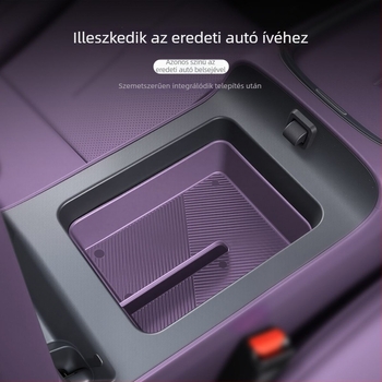 Leapmotor B01/B10 középkonzol tárolóbox, könyöktámaszhoz tartozó tároló, belső autó tároló, magánéletvédelmi módosítás