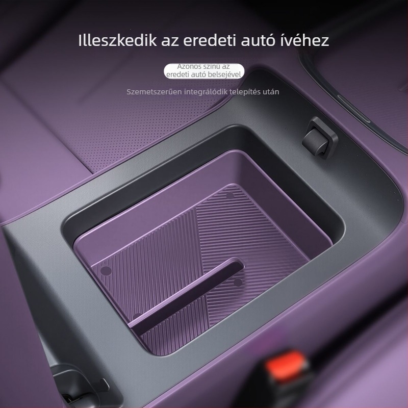 Leapmotor B01/B10 középkonzol tárolóbox, könyöktámaszhoz tartozó tároló, belső autó tároló, magánéletvédelmi módosítás