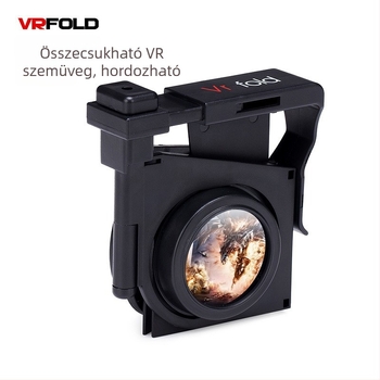 VRFOLD V1 összecsukható VR szemüveg, 1080P felbontás, NTSC bemenet, AVI/MPEG/WMV/MPG formátumok, gyanta anyag