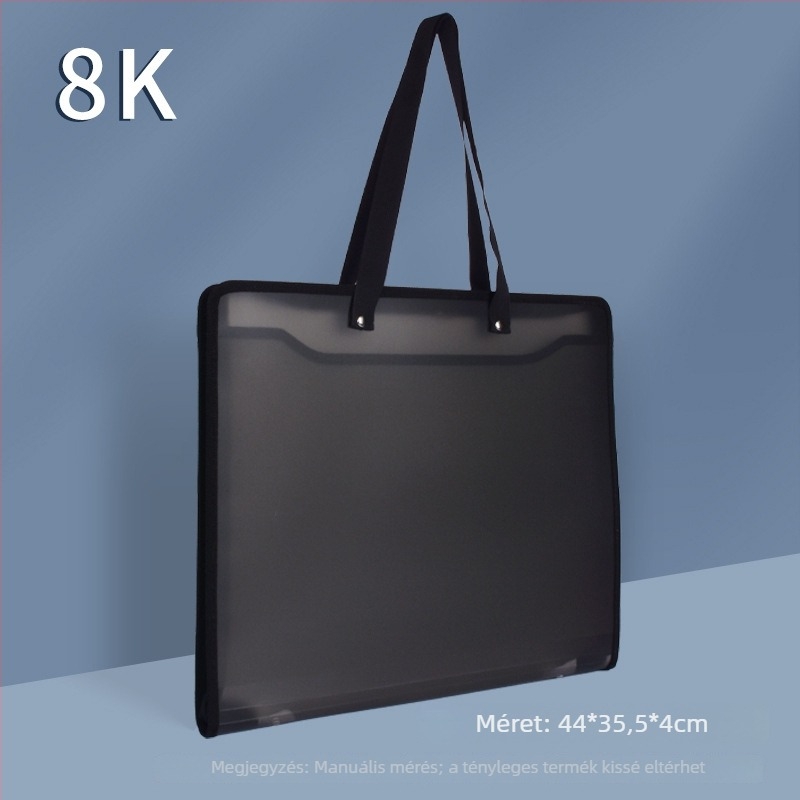 4K tote táska, művészeti portfólió tároló táska, 8K nagy kapacitású diák vázlatgyűjtemény