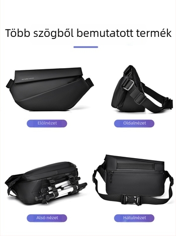 Férfi crossbody táska HACIN/Hanchi, utcai stílus, Oxford anyag, vízálló