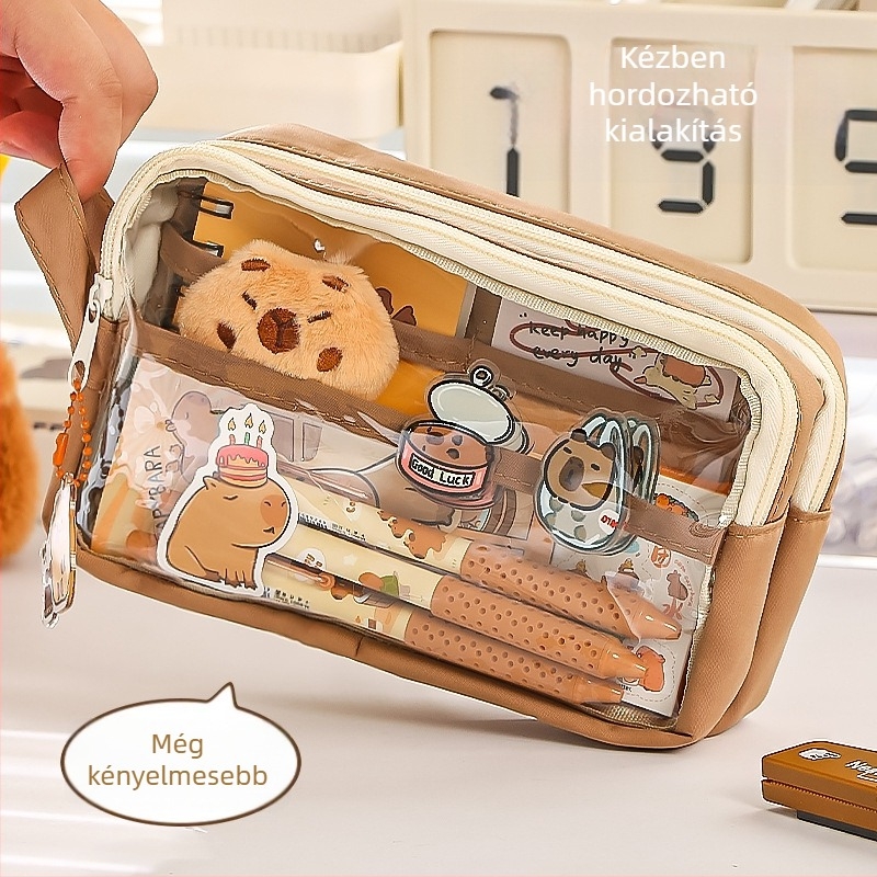 Kapibala ceruzatartó vászonból, univerzális, Kapibala stílus, márka Pen barrier