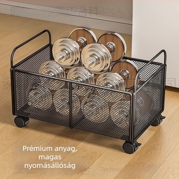 Íróasztal alatti könyves tároló doboz, mozgatható, papíralapú anyagból, kapacitás 1000 L vagy több