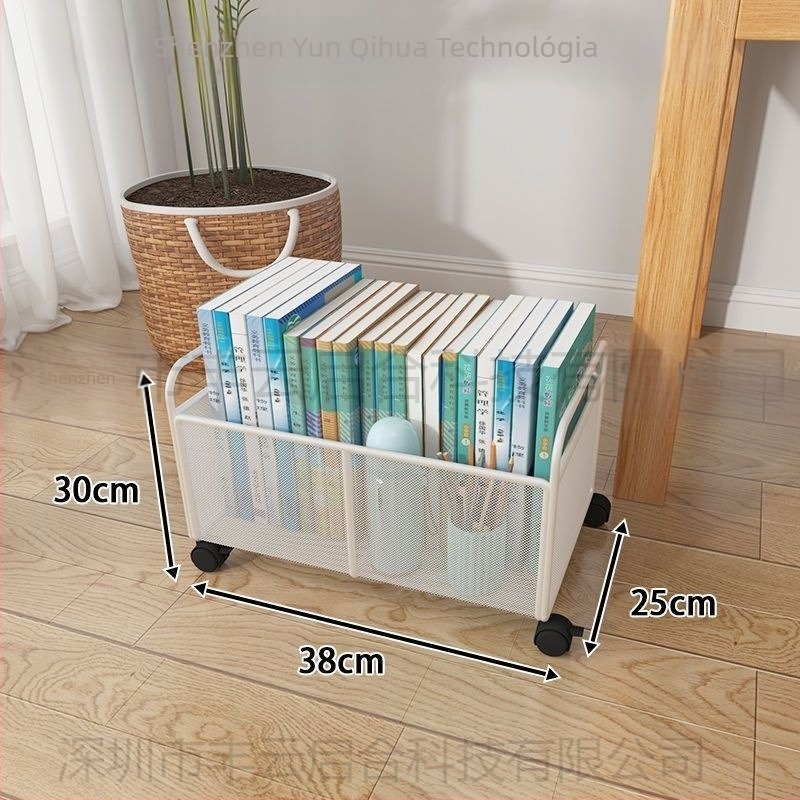 Íróasztal alatti könyves tároló doboz, mozgatható, papíralapú anyagból, kapacitás 1000 L vagy több