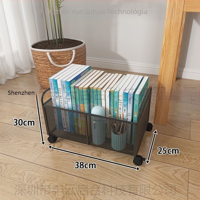 Íróasztal alatti könyves tároló doboz, mozgatható, papíralapú anyagból, kapacitás 1000 L vagy több