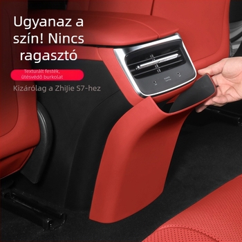 Hátsó anti-kopogó párna S7-hez, beltéri autó módosítás, ragasztó, Night Shark, ABS festett anyag, minden évszakra
