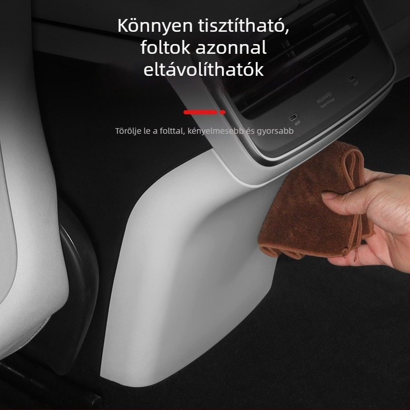 Hátsó anti-kopogó párna S7-hez, beltéri autó módosítás, ragasztó, Night Shark, ABS festett anyag, minden évszakra