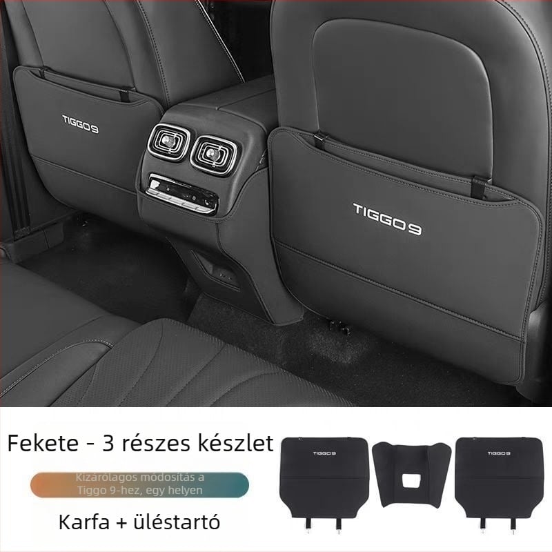 Chery Tiggo 9 hátsó üléséhez anti-kikapó párna a könyökhöz tartozó hátlap védelemmel – belső módosítási kiegészítő