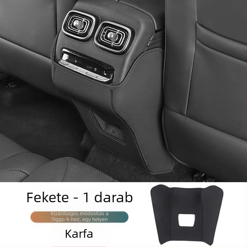 Chery Tiggo 9 hátsó üléséhez anti-kikapó párna a könyökhöz tartozó hátlap védelemmel – belső módosítási kiegészítő