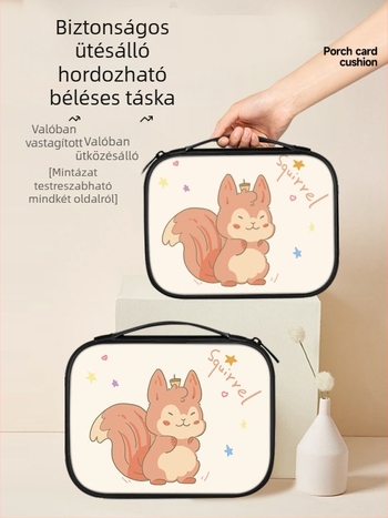 Laptop- és tabletatároló táska belső rekesszel – PU anyag, ultrakönnyű, kopásálló, rezgésálló, anime mintázat