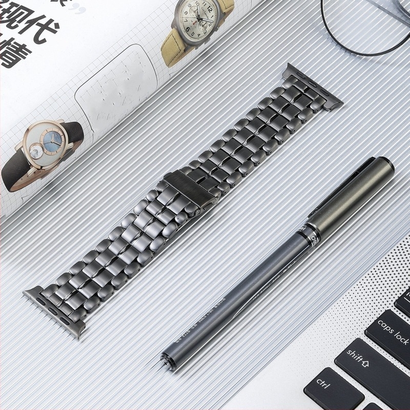 Titánium fémcsík Apple Watch Ultra 2-hoz, félkör alakú, 22mm csatlakozóval, 38/42 mm kompatibilis