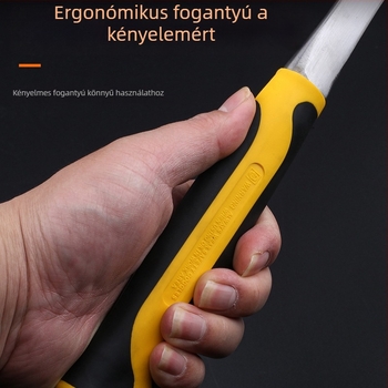 Geológiai kalapács feltáráshoz, fej: lapos/hegyes (fej anyaga: magas széntartalmú acél; ütésálló; robbanásbiztos; tömeg: 950 g)