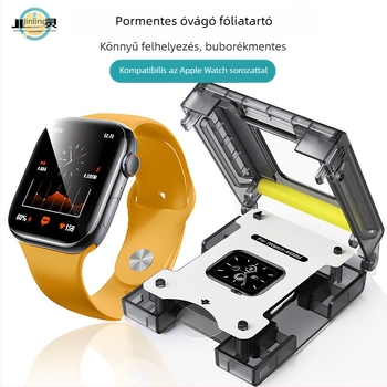 Apple Watch S11 fóliázó eszköz – Magic Box, pormentes kamra az azonnali felhelyezéshez (iWatch S9 kompatibil)
