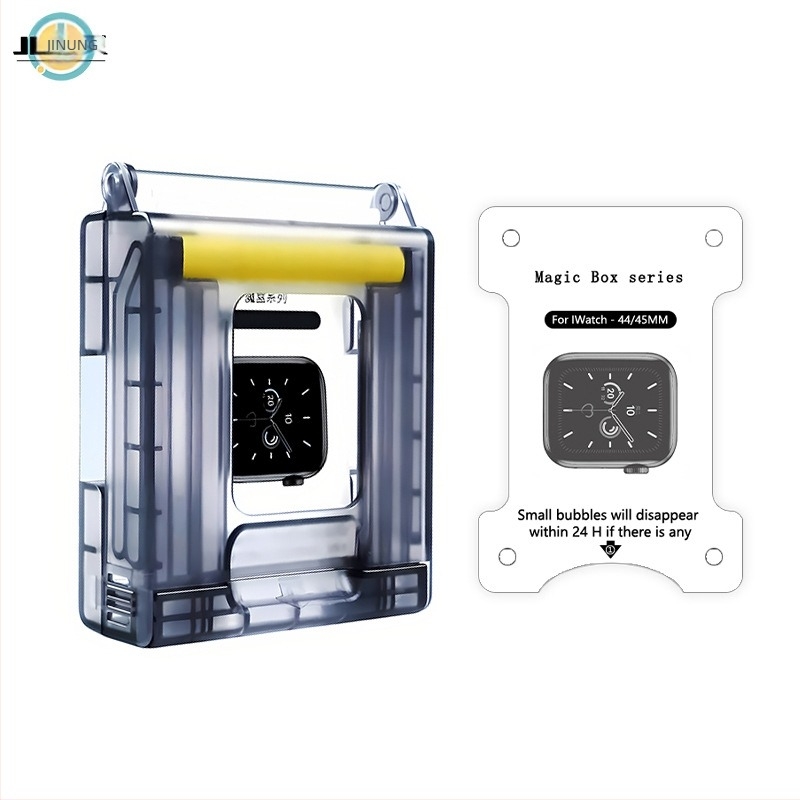 Apple Watch S11 fóliázó eszköz – Magic Box, pormentes kamra az azonnali felhelyezéshez (iWatch S9 kompatibil)