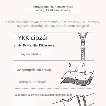 ZOYZOII Walla hátizsák általános iskolások számára, vászon anyag, lélegző, vízálló, könnyű, tehercsökkentés